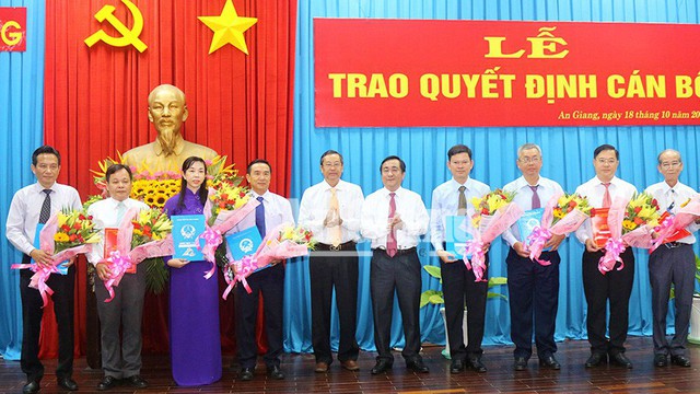 An Giang điều động, bổ nhiệm nhiều cán bộ