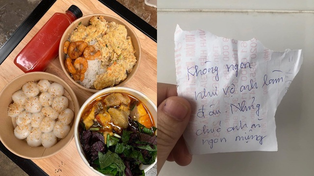Muốn gửi đồ ăn cho chồng bác sĩ nhưng shipper sợ vào bệnh viện, cô vợ được giúp đỡ theo cách không ngờ