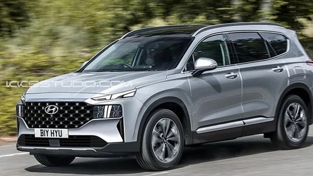 Hyundai Santa Fe 2021 sẽ ra mắt vào tháng 5 với nhiều thay đổi đáng chú ý