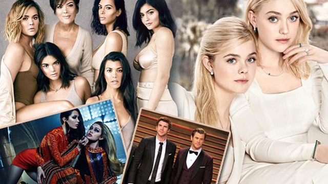 6 cặp anh chị em quyền lực nhất Hollywood: Chị em Hadid, Fanning cực phẩm, nhà Kardashian và "Zack & Cody" toàn rich kid