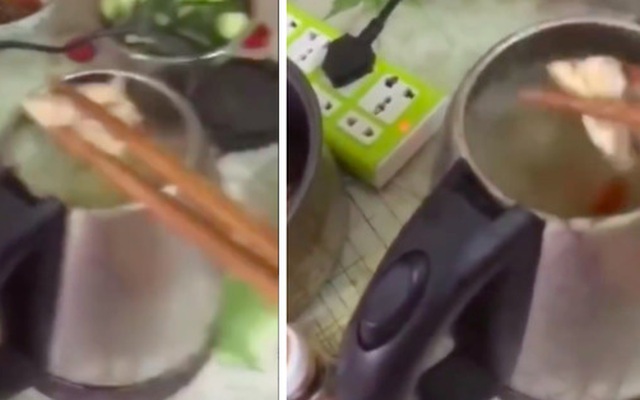 Nhóm thanh niên ăn lẩu bằng ấm siêu tốc, cư dân mạng sợ hết hồn với hành động “liều mình như chẳng có”