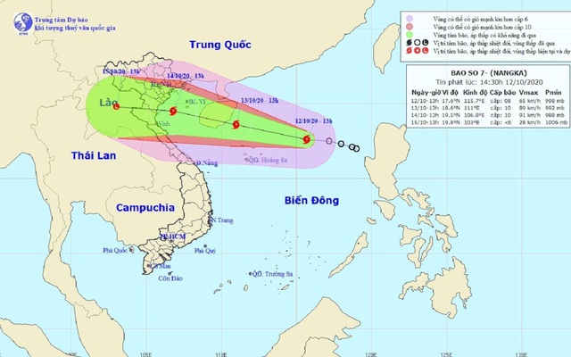 Thủ tướng ra công điện về khắc phục hậu quả mưa lũ và ứng phó với bão số 7