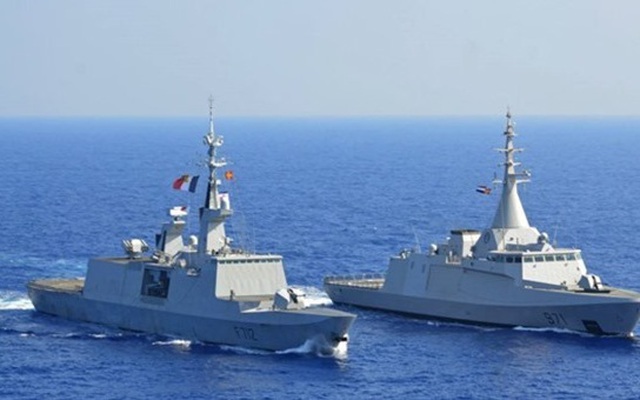 Pháp, Ai Cập tập trận chung ở Địa Trung Hải