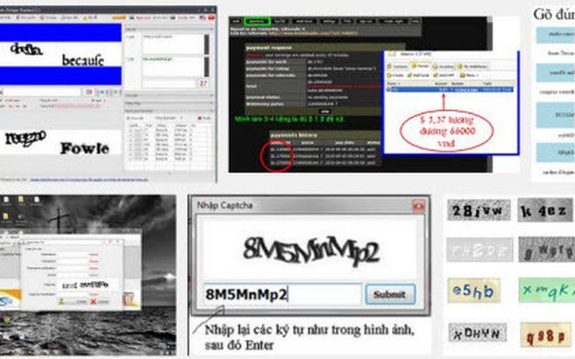 Nghề gõ Captcha kiếm tiền vẫn còn tồn tại ở năm 2020