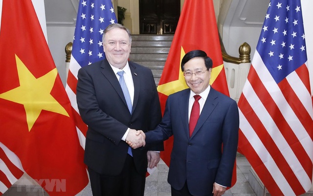 Ngoại trưởng Hoa Kỳ Pompeo sẽ thăm chính thức Việt Nam vào ngày mai