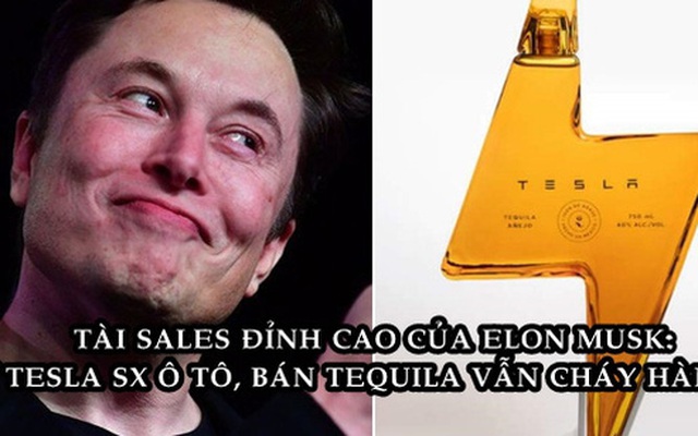 Tesla tiếp tục tung sản phẩm ‘lạc loài’: Rượu tequila giá 250 USD/chai, cháy hàng sau ‘vài nốt nhạc’