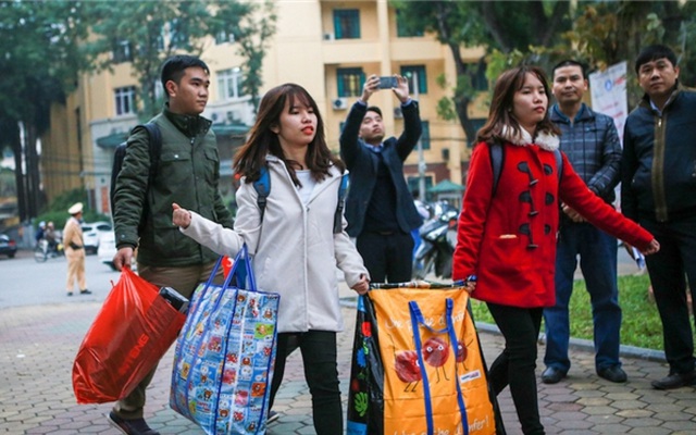 Nhiều sinh viên đại học được nghỉ Tết Nguyên đán gần 1 tháng