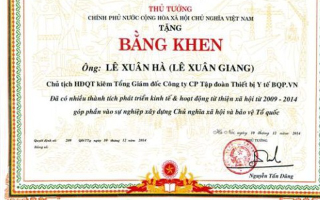 Kiến nghị làm rõ vụ nhà sư làm giả bằng khen của nguyên Thủ tướng Nguyễn Tấn Dũng