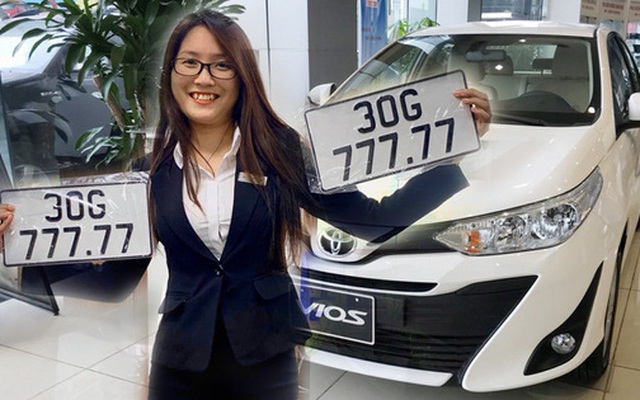 Chủ Toyota Vios tại Hà Nội bốc được biển ngũ quý 7, dân tình thi nhau luận biển, đoán giá bán lại hàng tỷ đồng