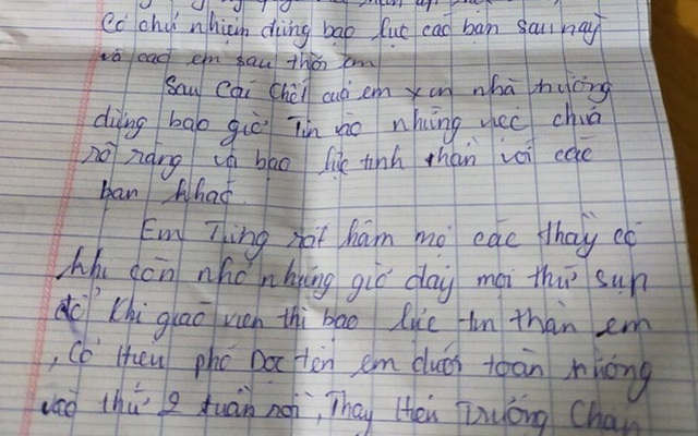 Vụ nữ sinh nghi tự tử vì uất ức: Sở đã yêu cầu giáo viên chủ nhiệm gỡ những 'lời lẽ ẩn ý'