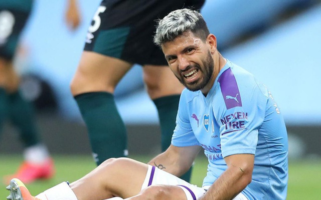 Manchester City nhận tin dữ về chấn thương của Sergio Aguero