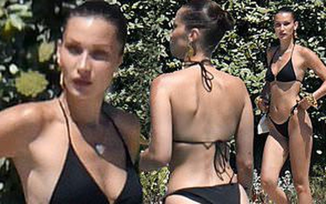 Bella Hadid thả dáng đẹp như tạc tượng ở Ý