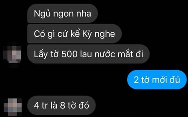 Em gái vừa òa khóc, anh trai có ngay chiêu bịt miệng đắt giá: "Lấy 8 tờ 500 nghìn mà lau nước mắt"