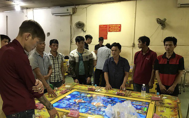 Triệt phá tụ điểm đánh bạc núp bóng game bắn cá tại Đồng Nai