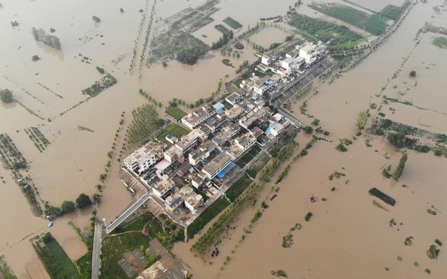 Sông Hoài (Trung Quốc) sắp phải gánh chịu 2 đợt mưa lớn