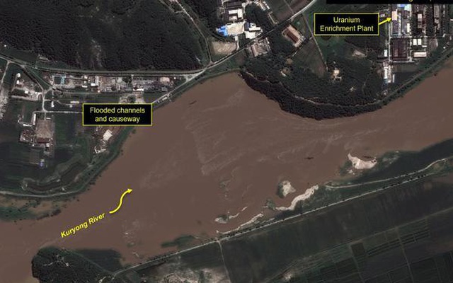 Lũ lụt đe dọa cơ sở hạt nhân Yongbyon của Triều Tiên