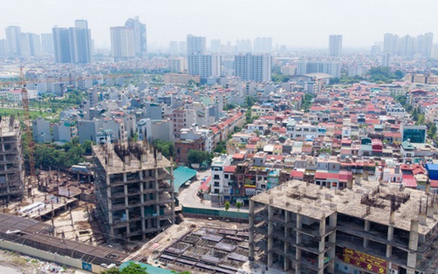 Một phần của dự án 10.000 tỷ đồng ở Hà Nội trở thành những khối nhà hoang