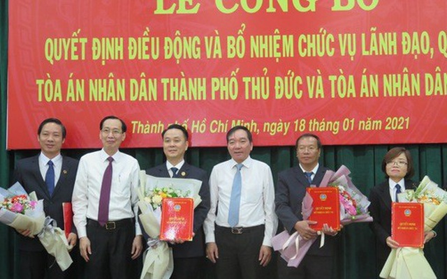 Ông Nguyễn Thành Vinh giữ chức Chánh án TAND TP Thủ Đức