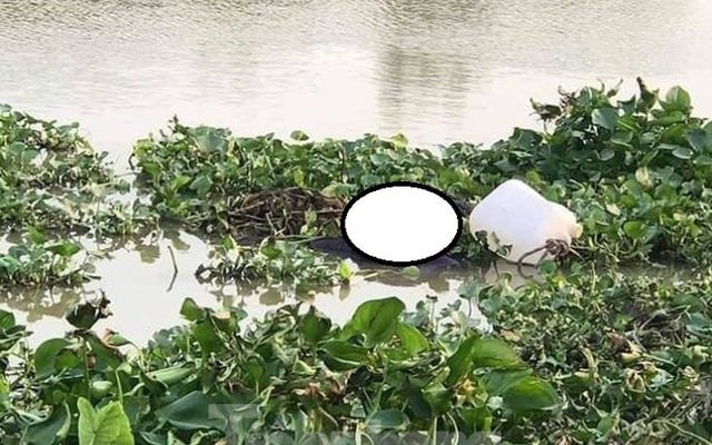 Phát hiện thi thể nữ giới buộc vào can nhựa trôi trên sông