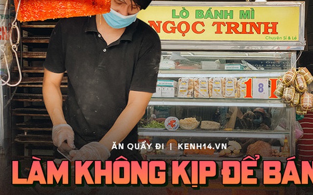 HOT nhất Sài Gòn sáng nay: Hàng bánh mì quá trời đắt khách, người bán quẹt pate mà tưởng nâng tạ