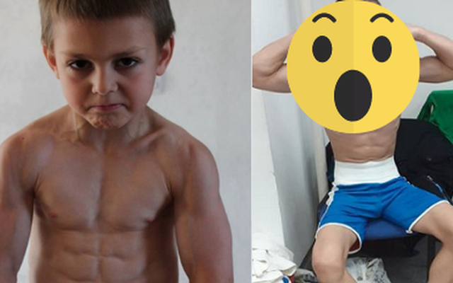 “Cậu bé khoẻ nhất hành tinh” gây bão khắp thế giới với cơ bắp 6 múi cuồn cuộn giờ ra sao? Ngoại hình sau khi dậy thì gây bất ngờ