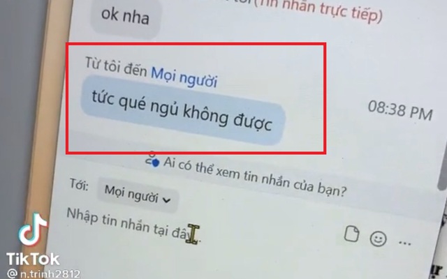 Nữ sinh gửi nhầm tin nhắn vào nhóm chat lớp khi học online, thầy giáo nhìn thấy liền "khịa" vài câu mà ai cũng phục lăn