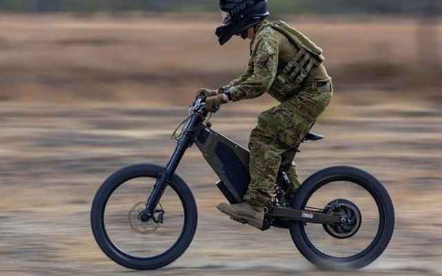 Úc thử nghiệm xe đạp điện 'êm như ru' cho lính trinh sát