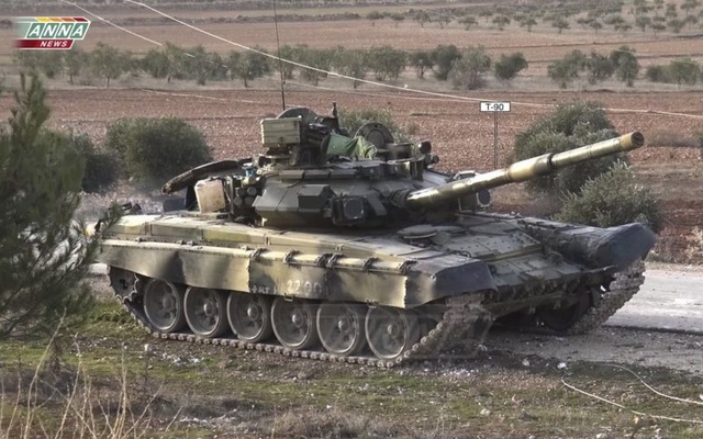 Quân đội Syria được nhận thêm xe tăng T-90