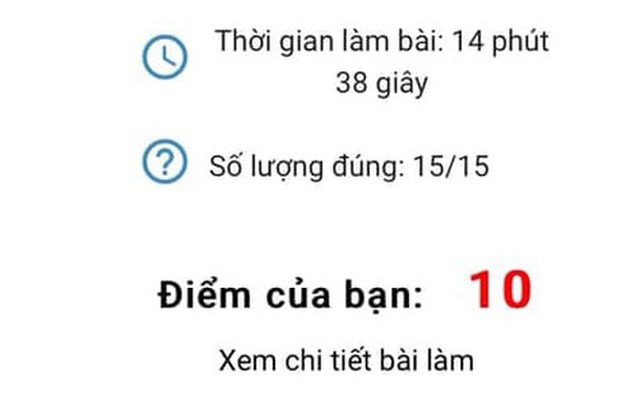 Nữ sinh thi online chỉ mất 14 phút mà được 10 điểm, dân tình xem kỹ bài làm mà tức anh ách