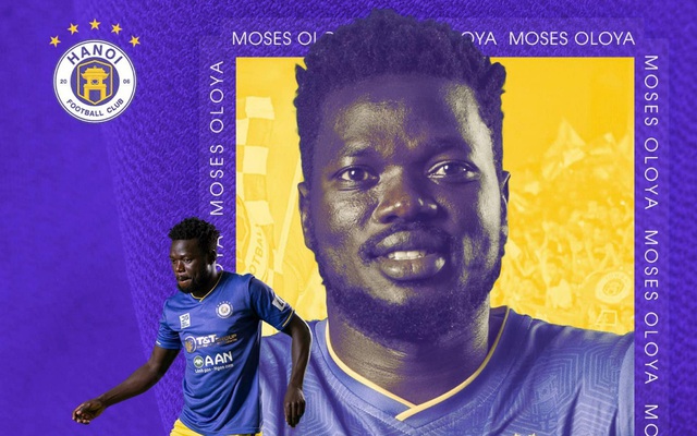 Hà Nội FC chia tay “máy quét” Moses Oloya
