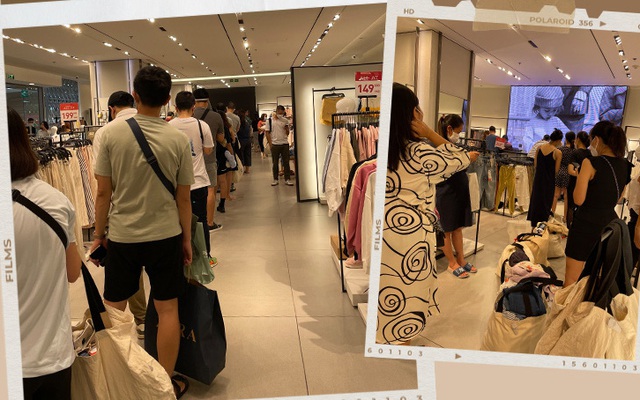 Sài Gòn: Dân tình mua sắm phục thù, xếp hàng dài mua cả "bao tải" đồ sale, có người chờ không nổi đành bỏ ngang ra về