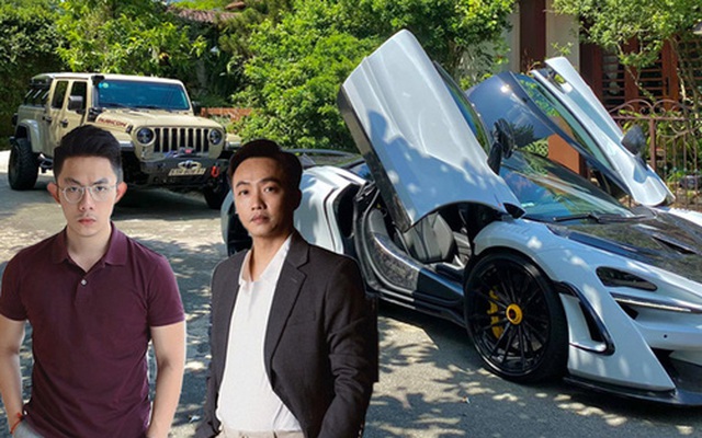 Tống Đông Khuê mang siêu xe độc nhất Việt Nam qua thăm doanh nhân Nguyễn Quốc Cường, đọ dáng cùng dàn siêu phẩm triệu đô