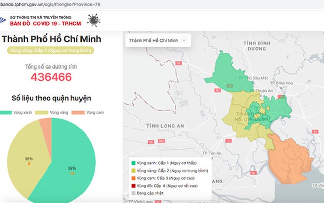Toàn cảnh Bản đồ Covid-19 TP HCM ngày 15-11