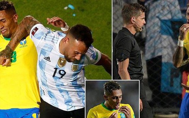 LĐBĐ Nam Mỹ trừng phạt trọng tài và VAR bao che hậu vệ Argentina đánh ngôi sao Brazil