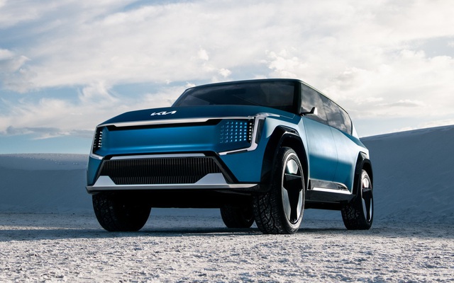 Ra mắt Kia EV9 Concept - Anh em của Telluride mang thiết kế không tưởng cùng cửa mở kiểu Rolls-Royce