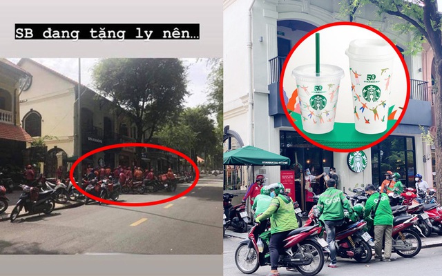 HOT: Starbucks tặng cốc giới hạn nhân sinh nhật 50 năm, shipper đi giao đơn "mệt xỉu" vì nhiều chi nhánh bị quá tải