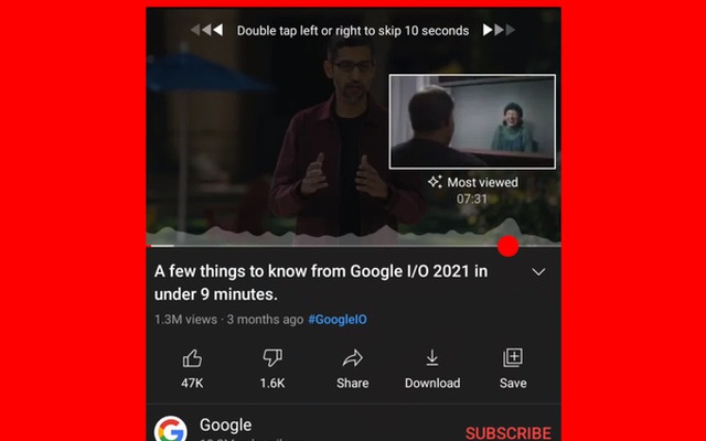 YouTube đang thử nghiệm tính năng mới, giúp tìm ra phân đoạn được xem nhiều nhất của video