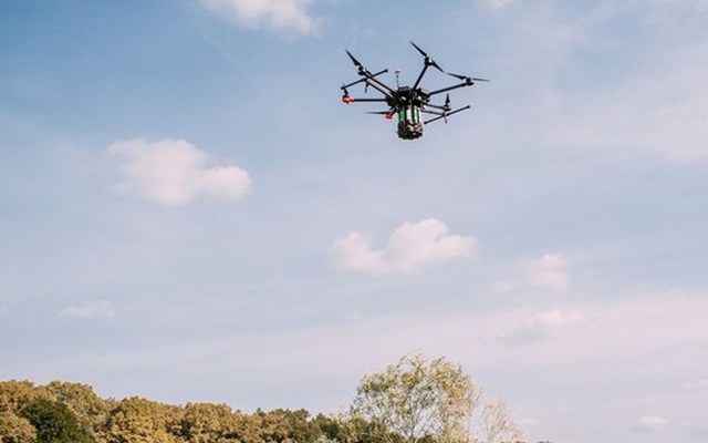Dùng drone trồng rừng