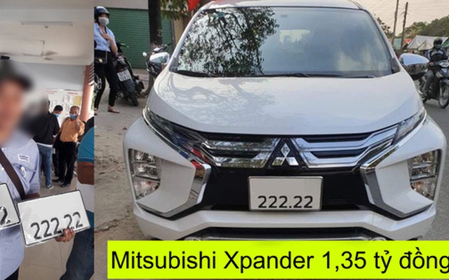 Bốc biển ngũ quý ‘222.22’, chủ xe Mitsubishi Xpander lập tức rao bán giá 1 tỷ 350 triệu đồng
