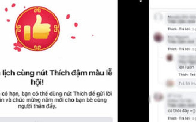 Mách bạn cách bật nút Like đỏ chào đón xuân Tân Sửu trên Facebook