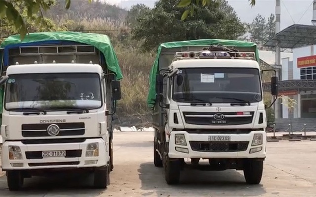 Tổng cục Hải quan yêu cầu làm rõ vụ 2 xe tải “vô chủ” ở cửa khẩu Ma Lù Thàng