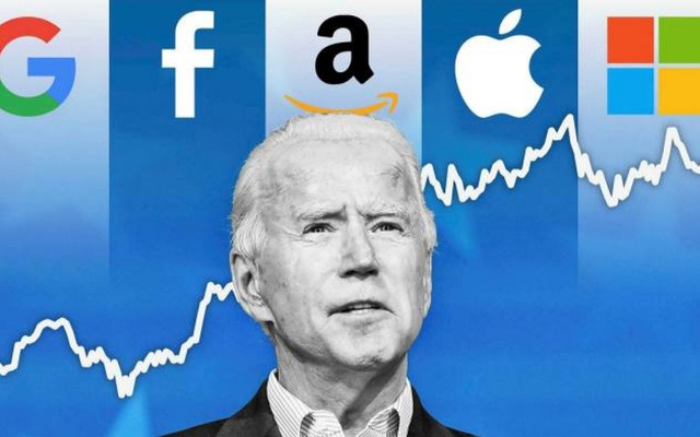 “Cuộc đấu đầu tiên” giữa Tổng thống Joe Biden và Bộ Tứ Big Tech