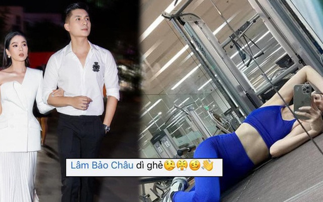 Lệ Quyên đăng ảnh trong phòng tập, Lâm Bảo Châu chỉ nói đúng 2 chữ mà bị bạn gái gọi thẳng là 'dì ghẻ'