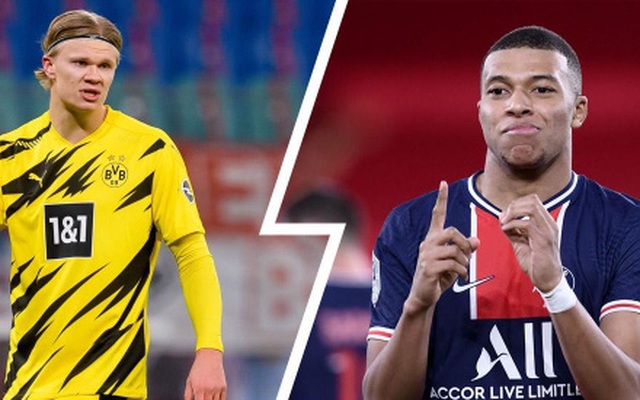 Cuộc đua Vua phá lưới Champions League 20/21: Mbappe trước cơ hội vượt qua Haaland