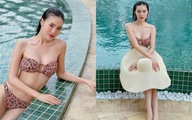Ninh Dương Lan Ngọc diện bikini khoe thân hình nóng bỏng ở tuổi 31