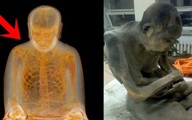 Chụp cắt lớp tượng Phật 1.000 năm tuổi, các nhà khoa học sửng sốt thấy bộ xương người rõ mồn một bên trong, chuyện kỳ quái gì đã xảy ra?