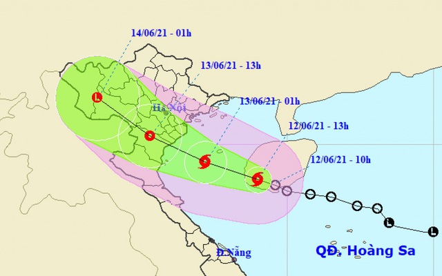 Bão số 2 đang hướng vào Việt Nam