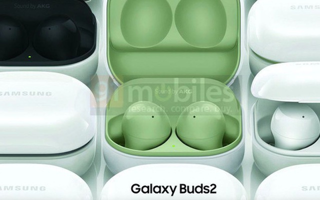 Galaxy Buds 2 lộ diện: Thiết kế giống Buds Pro, nhiều màu sắc, không có chống ồn, ra mắt cùng Galaxy Z Fold3