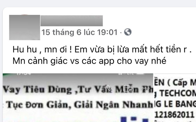 Nhiều người bị lừa tiền từ ứng dụng cho vay giả mạo