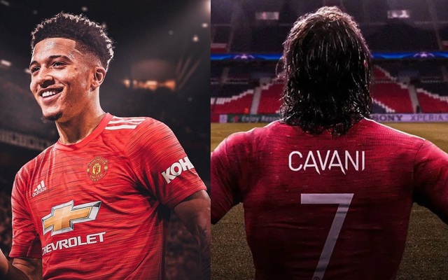 Edinson Cavani nhường chiếc áo số 7 ở MU cho Jadon Sancho?